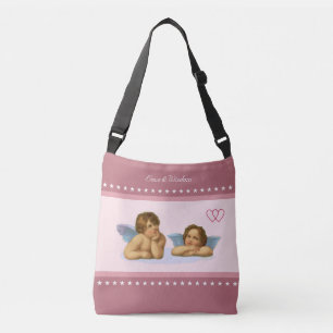 Sac Ajustable Cherubs mariages, Coeurs & Etoiles sur Rose Gold