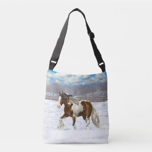 Sac Ajustable Cheval Brougeot Gitan Pinto De Baie À Neige