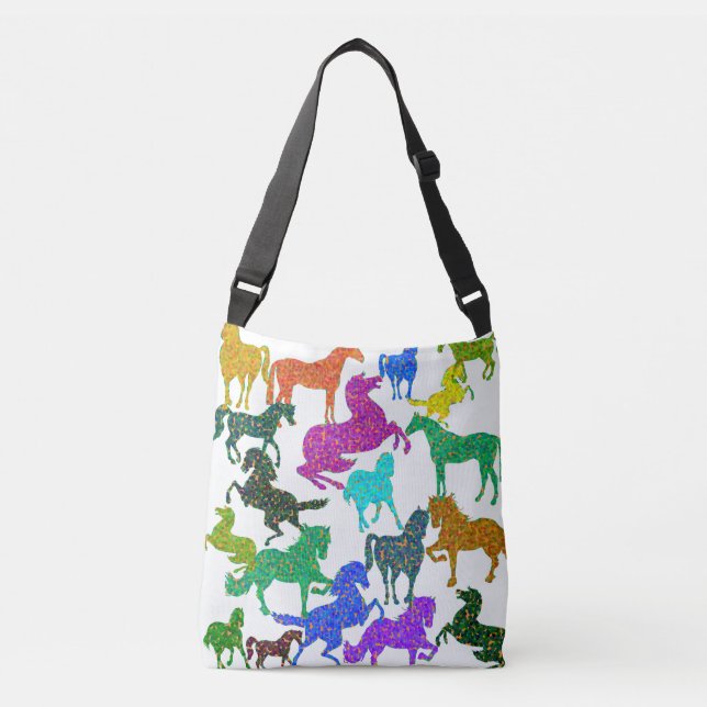Sac Ajustable Chevaux arc-en-ciel (Devant)