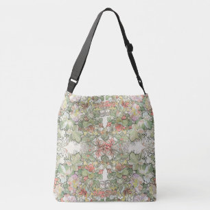 Sac Ajustable Chèvrefeuille de rose trémière de Nouveau d'art de
