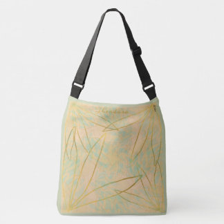 Sac Ajustable Chic Feuille d'or Aqua rose