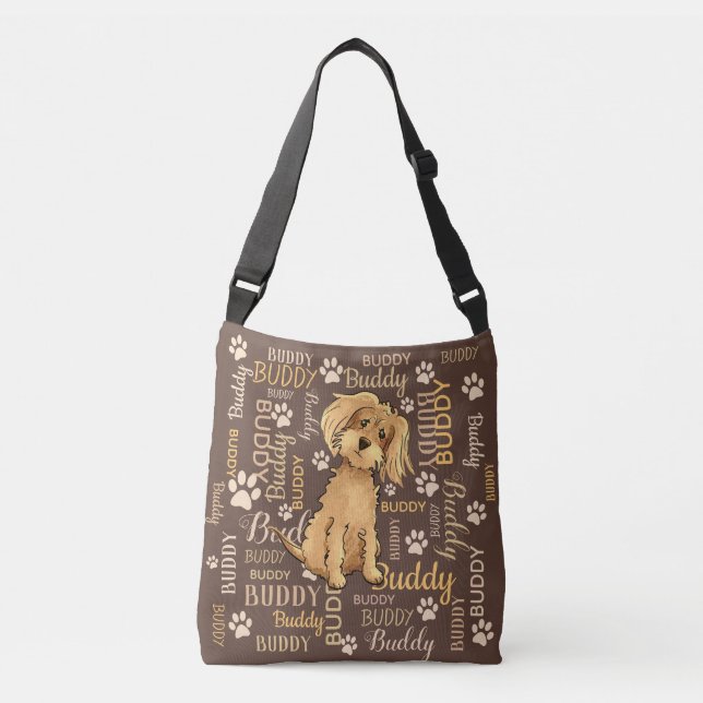 Sac Ajustable Chien Brown personnalisé (Devant)