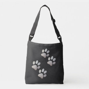 Sac Ajustable Chien d'amis patte d'argent étincelante