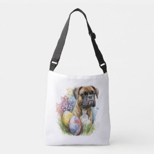 Sac Ajustable Chien de boxe joyeux Oeuf de Pâques, Bonne Boxe de