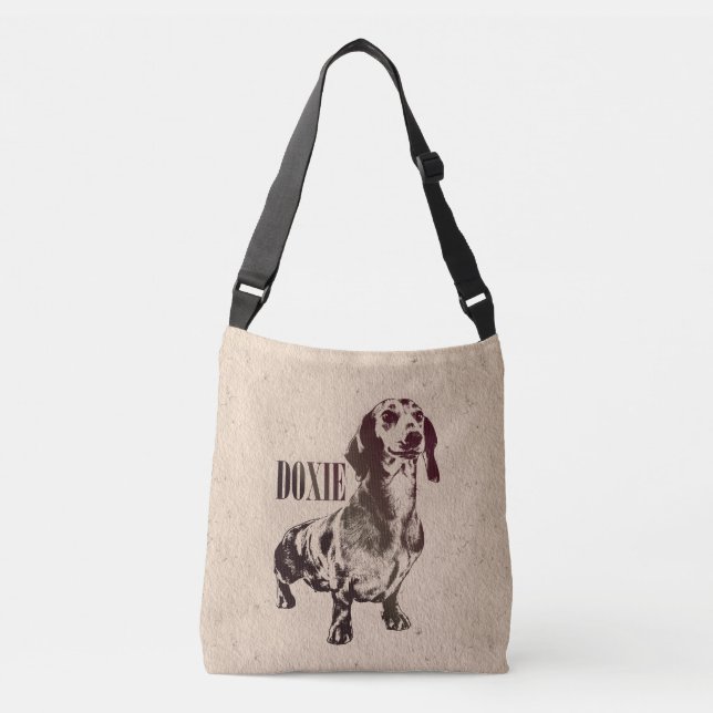 Sac Ajustable Chien de teckel - Doxie (Devant)