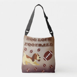 Sac Ajustable Chien Football Brown drôle Art unique amusant