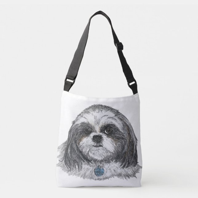 Sac Ajustable Chien Shih Tzu (Devant)