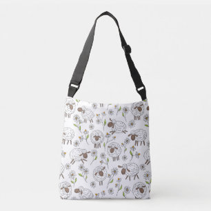 Sac Ajustable Chiens de comptage sur blanc