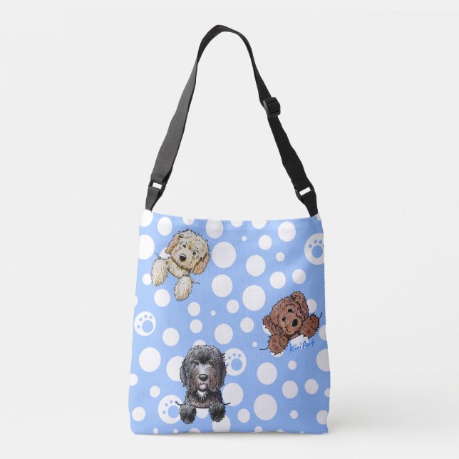 Sac Ajustable Chiens KiniArt Doodle Fourre-tout (Dos)