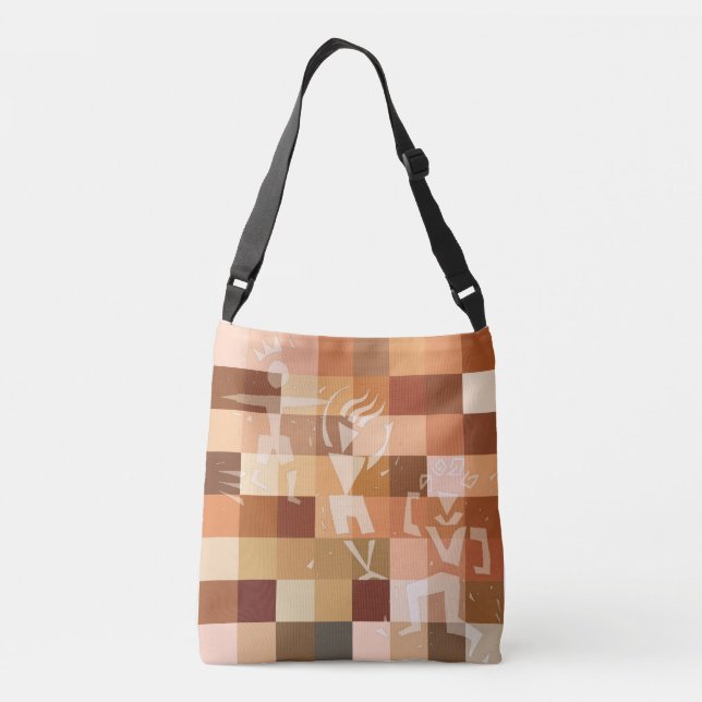 Sac Ajustable Chiffres graphiques sur blocs de couleur (Dos)