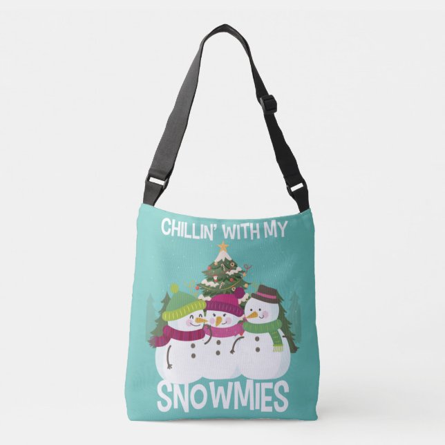 Sac Ajustable Chillonner avec mes neiges Noël Snowman (Devant)