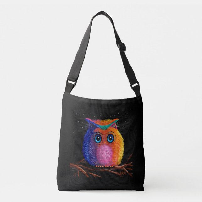Sac Ajustable Chouette colorée (Devant)
