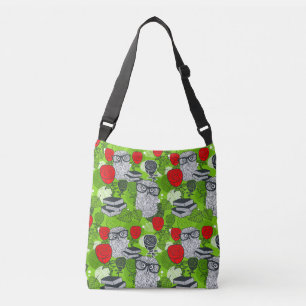 Sac Ajustable Chouette en roses rouges