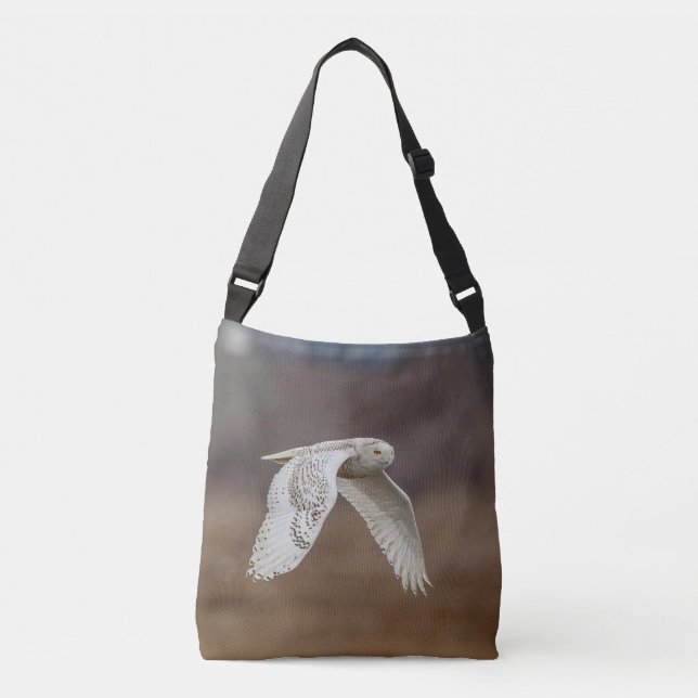 Sac Ajustable Chouette neige en vol (Devant)