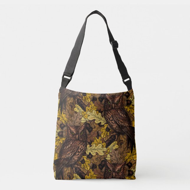 Sac Ajustable Chouettes d'automne (Devant)
