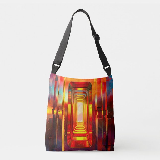 Sac Ajustable Ciel céleste métallique (Devant)