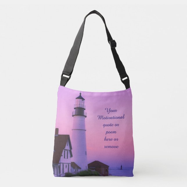 Sac Ajustable Ciel rose phare (Devant)