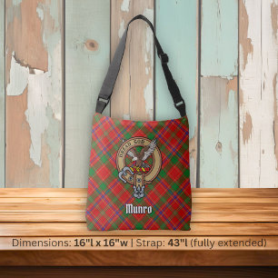 Sac Ajustable Cimier du clan Munro sur tartan