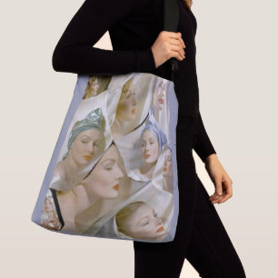Sac Ajustable circa 1940 belle impression femme