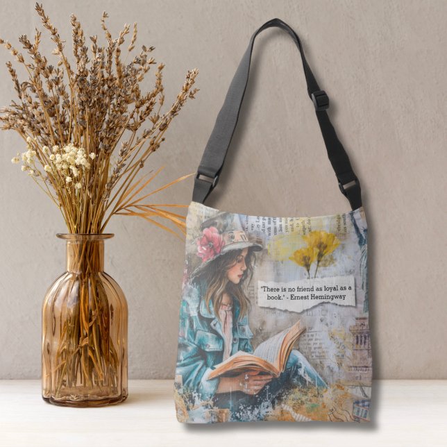 Sac Ajustable Citation De Lecture De Fille (Créateur téléchargé)