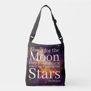 Sac Ajustable Citation Inspirante de Nebula violette orange