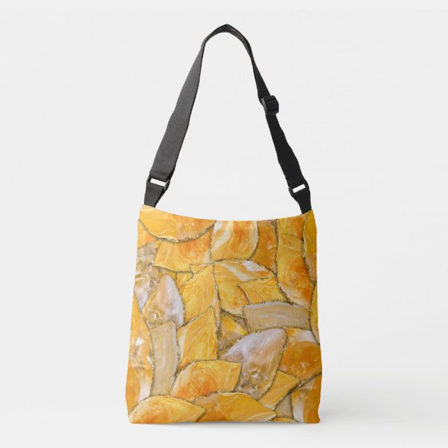 Sac Ajustable Citrine flower petals (Devant)