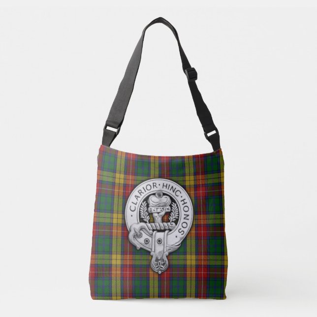 Sac Ajustable Clan Buchanan Crest & Tartan (Devant)