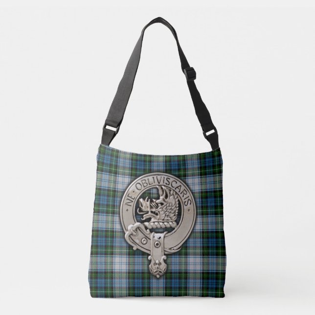 Sac Ajustable Clan Campbell Crest & Dress Tartan (Devant)