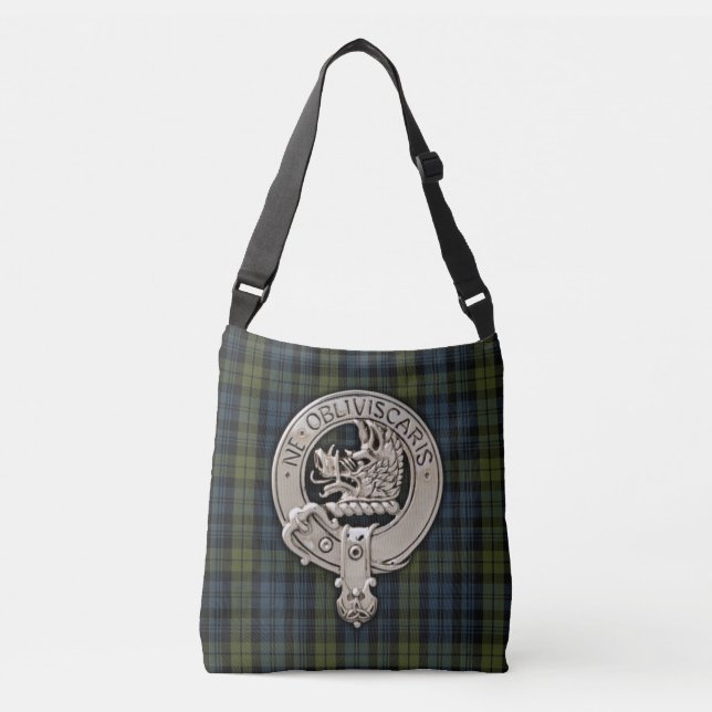 Sac Ajustable Clan Campbell Crest & Tartan (Devant)