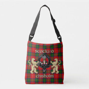 Sac Ajustable Clan Chisholm Badge & Tartan