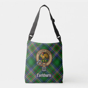 Sac Ajustable Clan Cockburn Crest sur Tartan