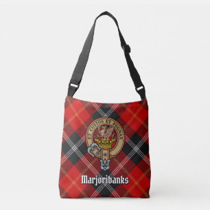 Sac Ajustable Clan Marjoribanks crête sur Tartan