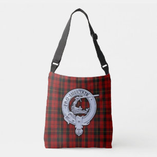 Sac Ajustable Clan Wallace Crest & Tartan