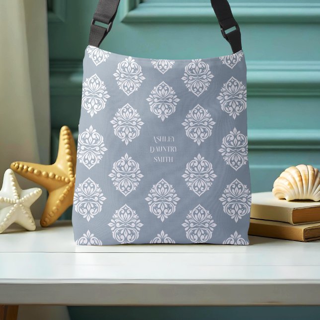 Sac Ajustable Classé Damask Regency Cadet Grey (Créateur téléchargé)