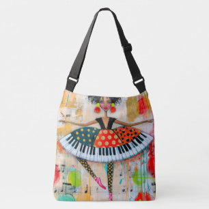 Sac Ajustable Clavier de piano fantaisiste musique ballerine