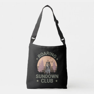 Sac Ajustable Club du coucher de soleil de la forêt rétro du tig