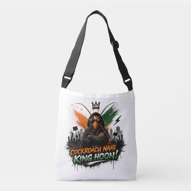 Sac Ajustable Cockroach Rebel Roach Streetwear Graphique  (Devant)