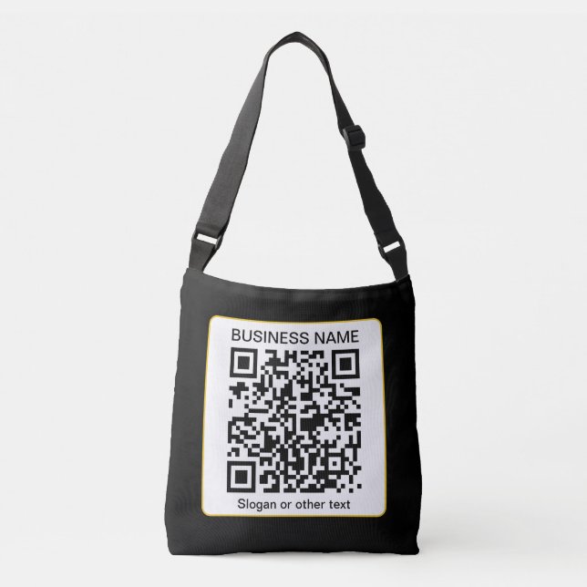 Sac Ajustable Code QR numérisable modifiable + votre nom d'entre (Devant)