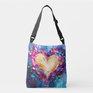Sac Ajustable Cœur d'amour moderne abstrait coloré