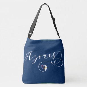 Sac Ajustable Coeur de drapeau des Açores, Portugal, açoréen