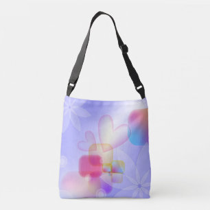 Sac Ajustable Coeurs pastel romantique et design de fleurs