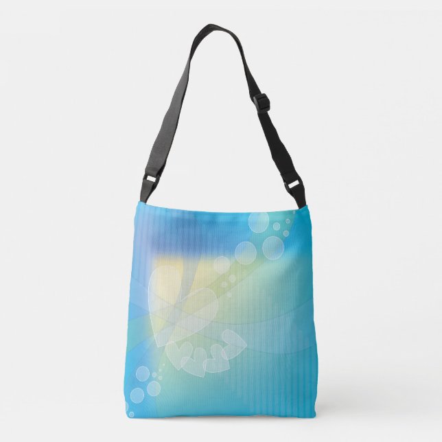Sac Ajustable Coeurs pastel romantique et formes abstraites desi (Dos)
