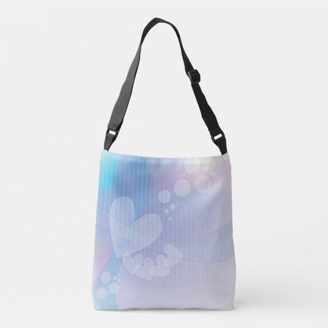 Sac Ajustable Coeurs pastel romantique et formes abstraites desi (Dos)