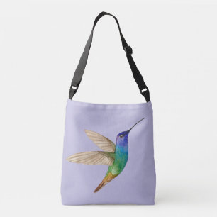 Sac Ajustable Colibri saphir à queue dorée aquarelle