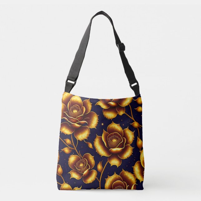 Sac Ajustable Collection de Roses d'or Boho moderne (Devant)