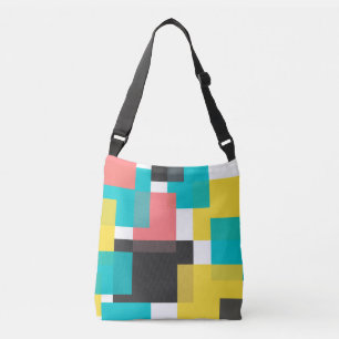 Sac Ajustable Coloré, cool, tendance, art géométrique urbain