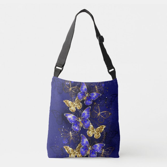 Sac Ajustable Composition avec papillons Sapphire (Devant)