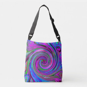 Sac Ajustable Conception Abstraite Rétro Tourbillon Magenta Colo