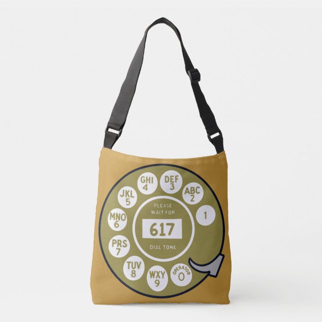 Sac Ajustable Conception de cadran de téléphone rotatif (Devant)