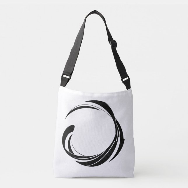 Sac Ajustable Conception de cercle de tourbillon abstrait – œuvr (Devant)